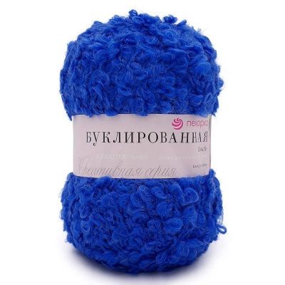 Пехорка Буклированная (василек 26) 30% мохер 20% шерсть 50% акрил 200 гр/220 м